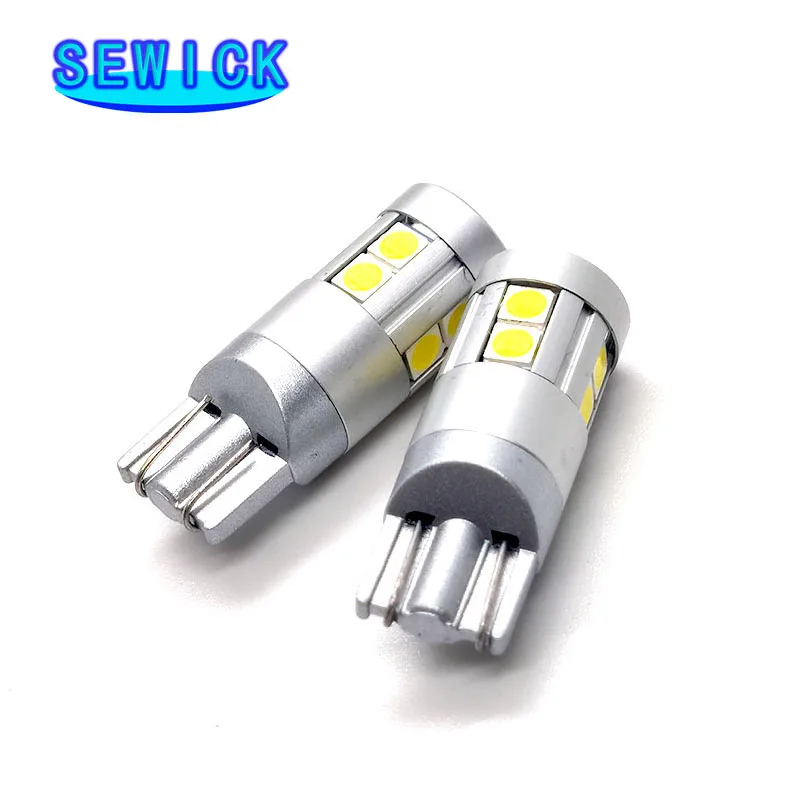 

100x W5W LED Bright T10 LED Bulb 9 SMD 3030 Car Interior Light 2W 168 194 12V 24V 6000K White led Side Clearance Lights