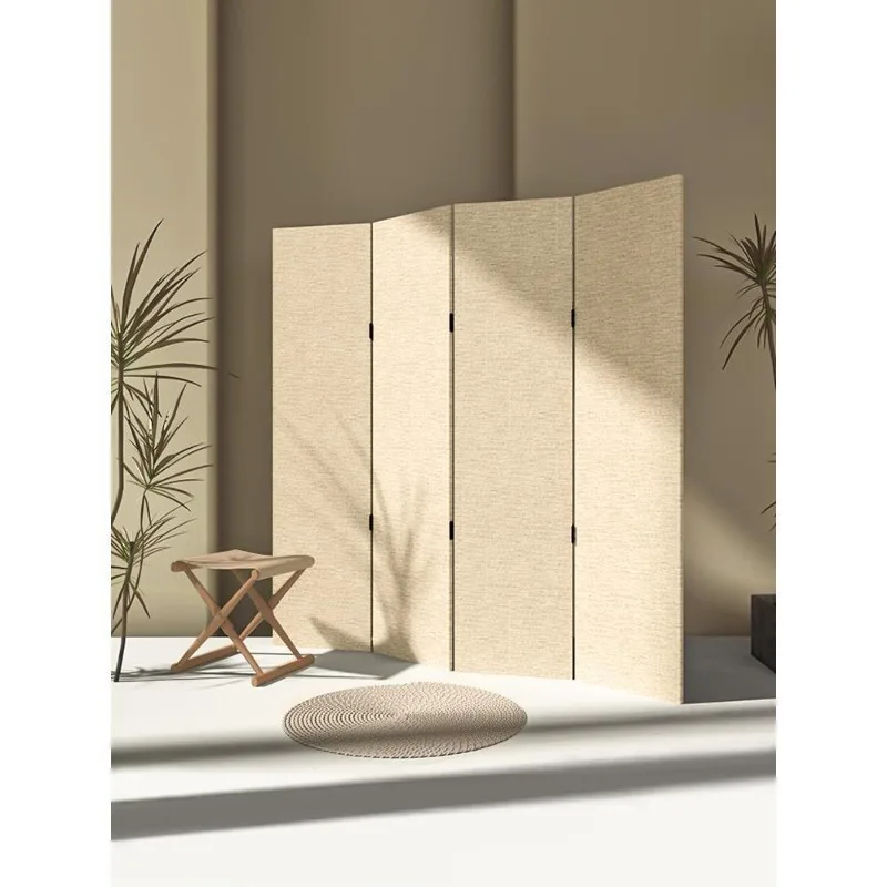 screen partition, living room entrance entrance, Nordic folding mobile office, folding screen