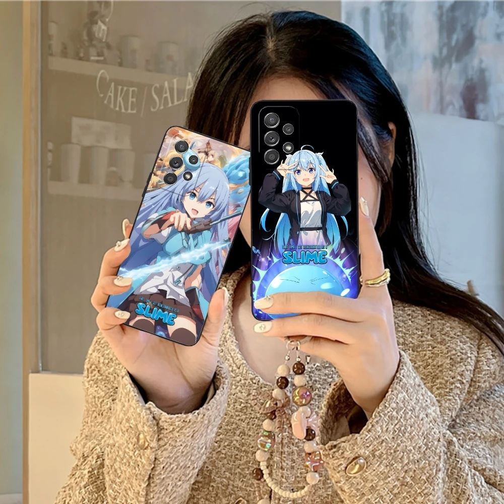 Slime Tensura Rimuru Mobile Phone Case for Samsung Galaxy A73 72 71 70 55 54 53 52 35 34 32 23 14 13 5G Black Phone Cover Shell