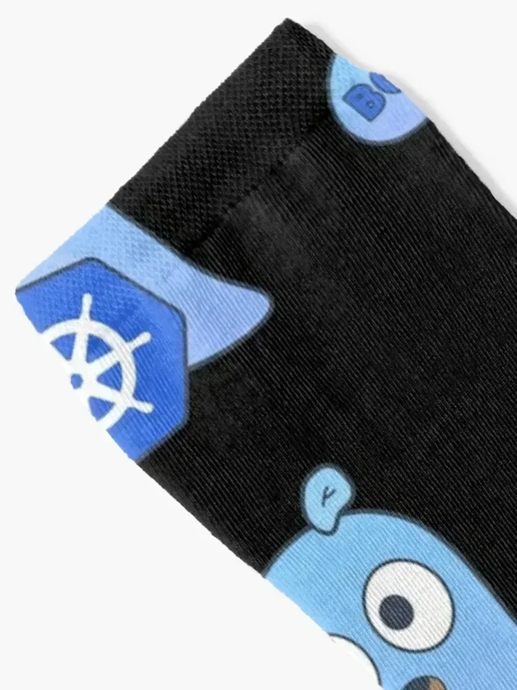 Golang gopher ghost and kubernetes Socks summer Stockings ankle Men Socks Women's