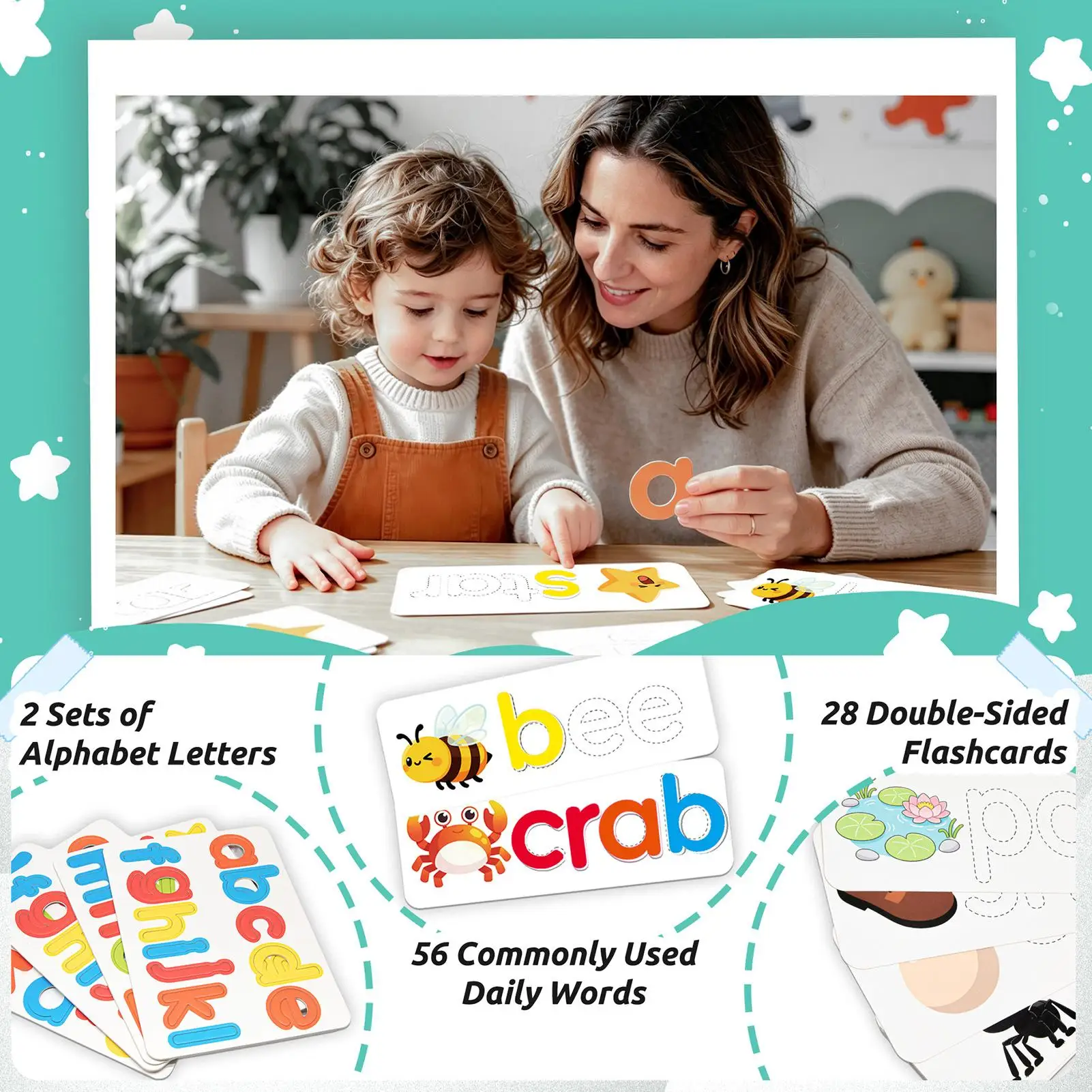 Игра на сопоставление букв, ра – обзор и цена Kids Education Words