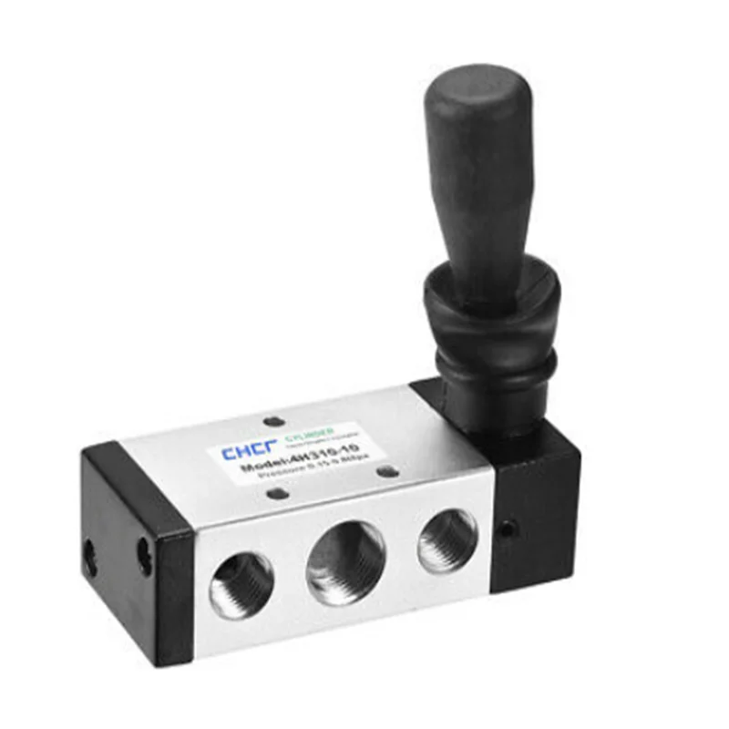 

1pc Manual Hand Pull Solenoid Valve 2 Position 5 Way 3/8" PT Air Hand Lever Valve