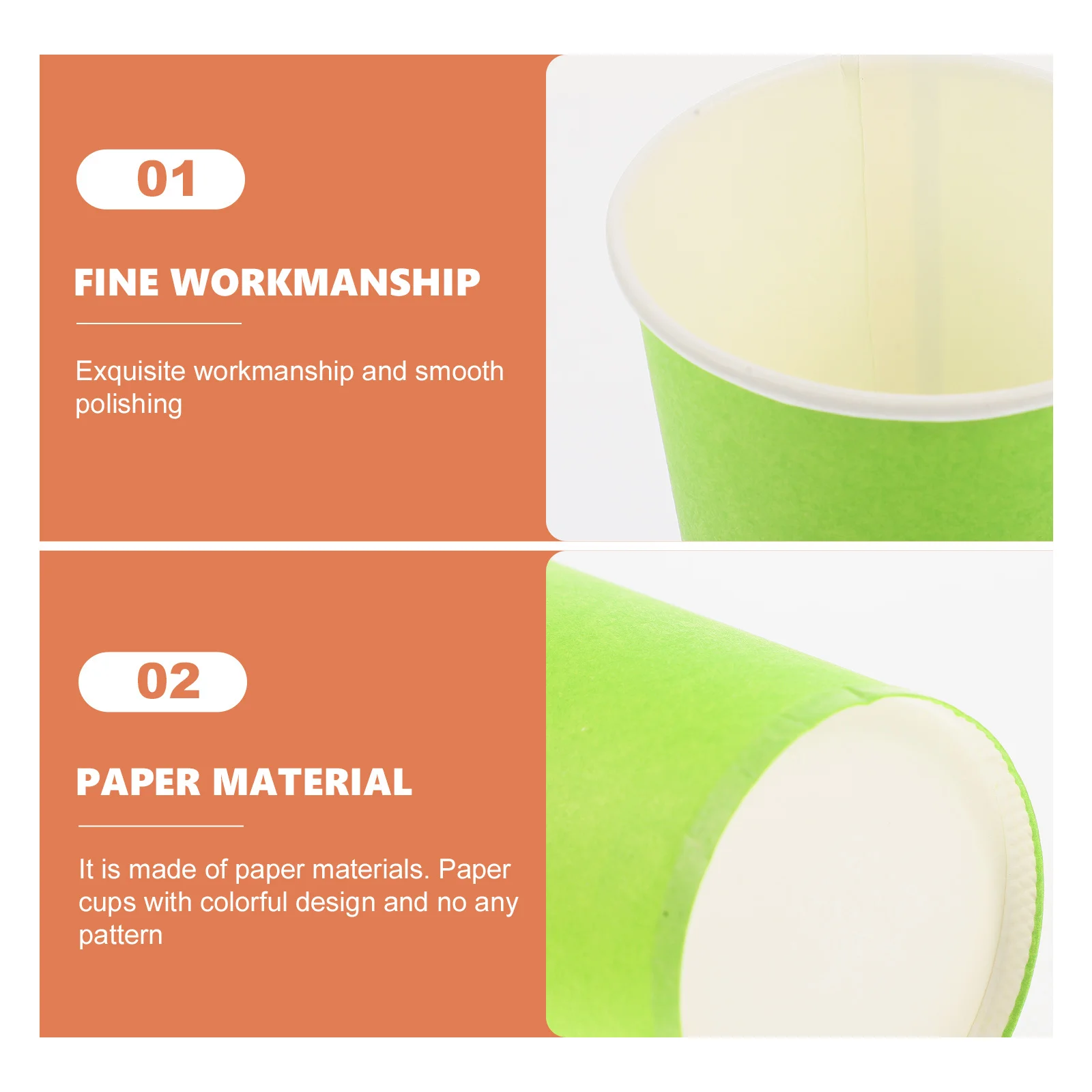 100 قطعة أكواب ورقية سميكة للاستعمال مرة واحدة أكواب رسم يدوية ملونة يمكنك صنعها بنفسك مستلزمات فنية للأطفال مواد رسم جرافيتي إبداعية للأطفال #6