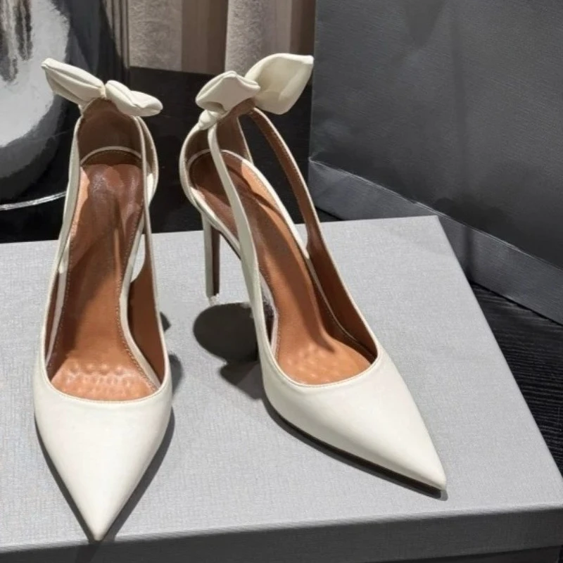 

Yuejinlong Sexy White Rabbit Ear High Heels Pointed Toe Stiletto Pumps Elegant Niche Design Wedding Party Shoes Comfortable 2026