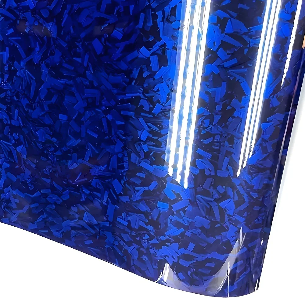 Ultra Glossy Forged Carbon Fiber Vinyl Car Wrap Sticker Film - Durable Weatherproof Easy Install - 10/20/30/40/50 X 150cm Option