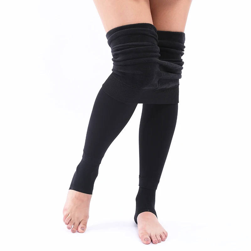 2024 New Winter Leggins Womens Gym Socks High Waist Solid Color Casual Warm Leggings Compression Comfortable Pants