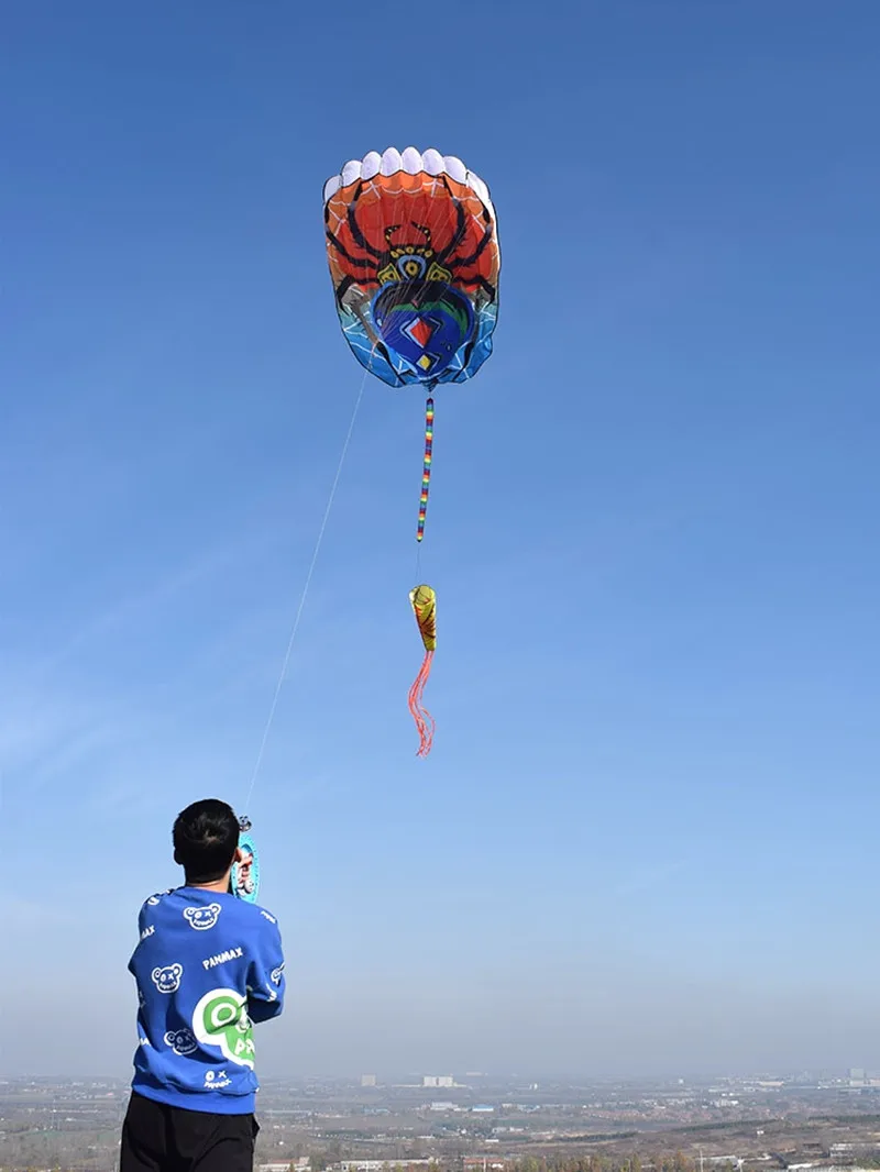 gratis verzending zachte vlieger voor volwassenen opblaasbare vliegers windzakken kite parachute professionele vlieger fabriek verkopen vliegend speelgoed