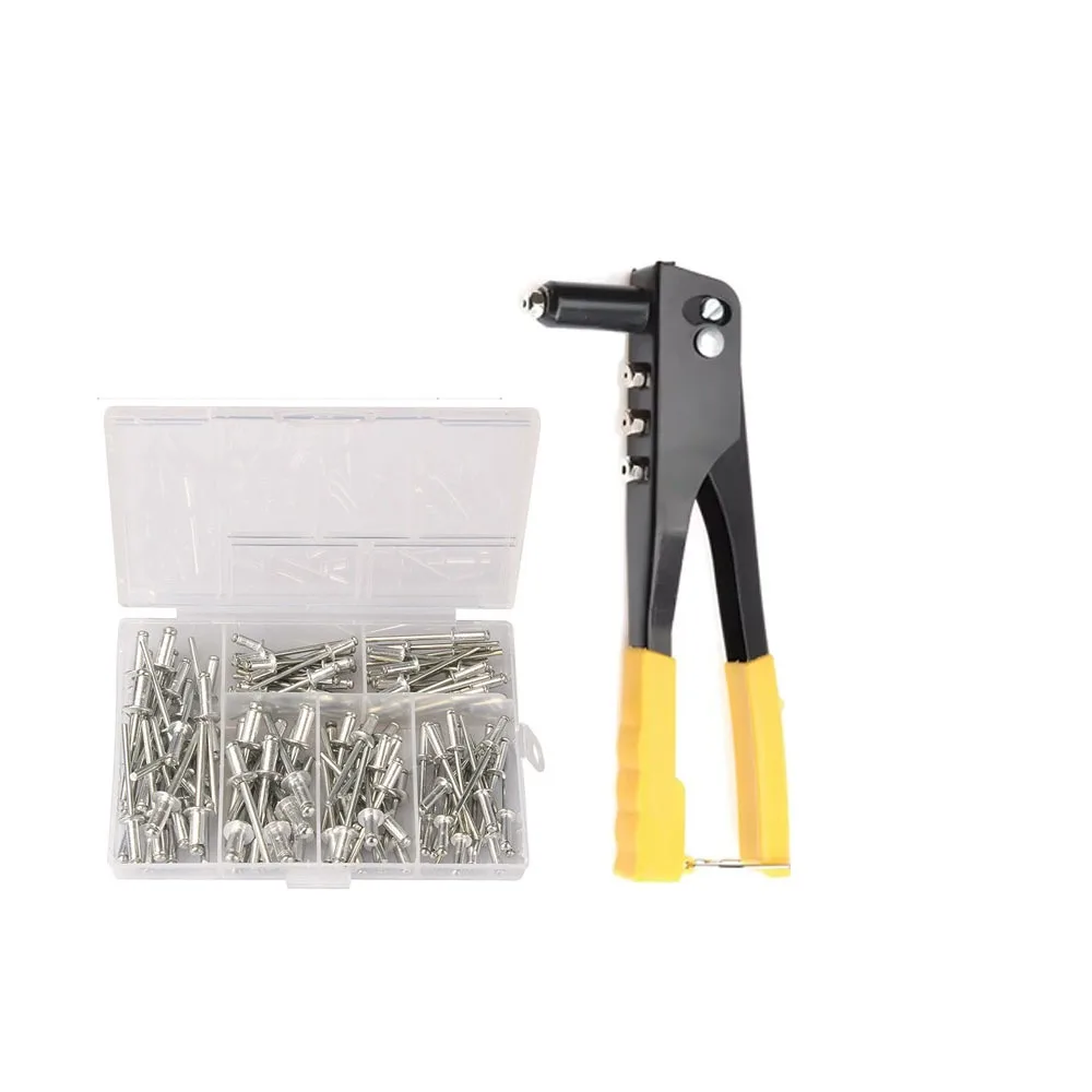 

120Pcs M3.2-M4 Riveter Set Manual Heavy Duty Hand Rivet Nut Tool Core Pulling Labor-saving Manual Riveter Hand Tool