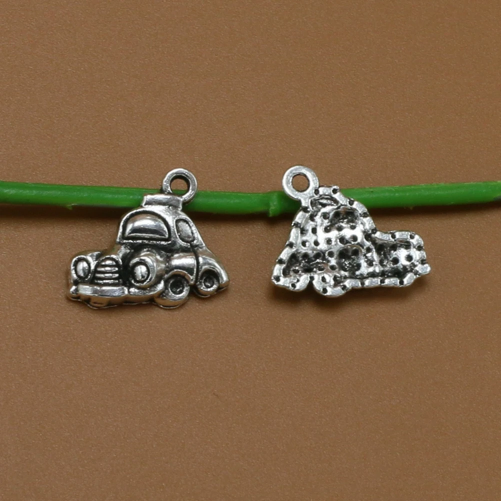 

20 Pcs Simple but Stylish Pendant Jewelry Making Pendants Alloy Charm Bracelet Charms Keychain