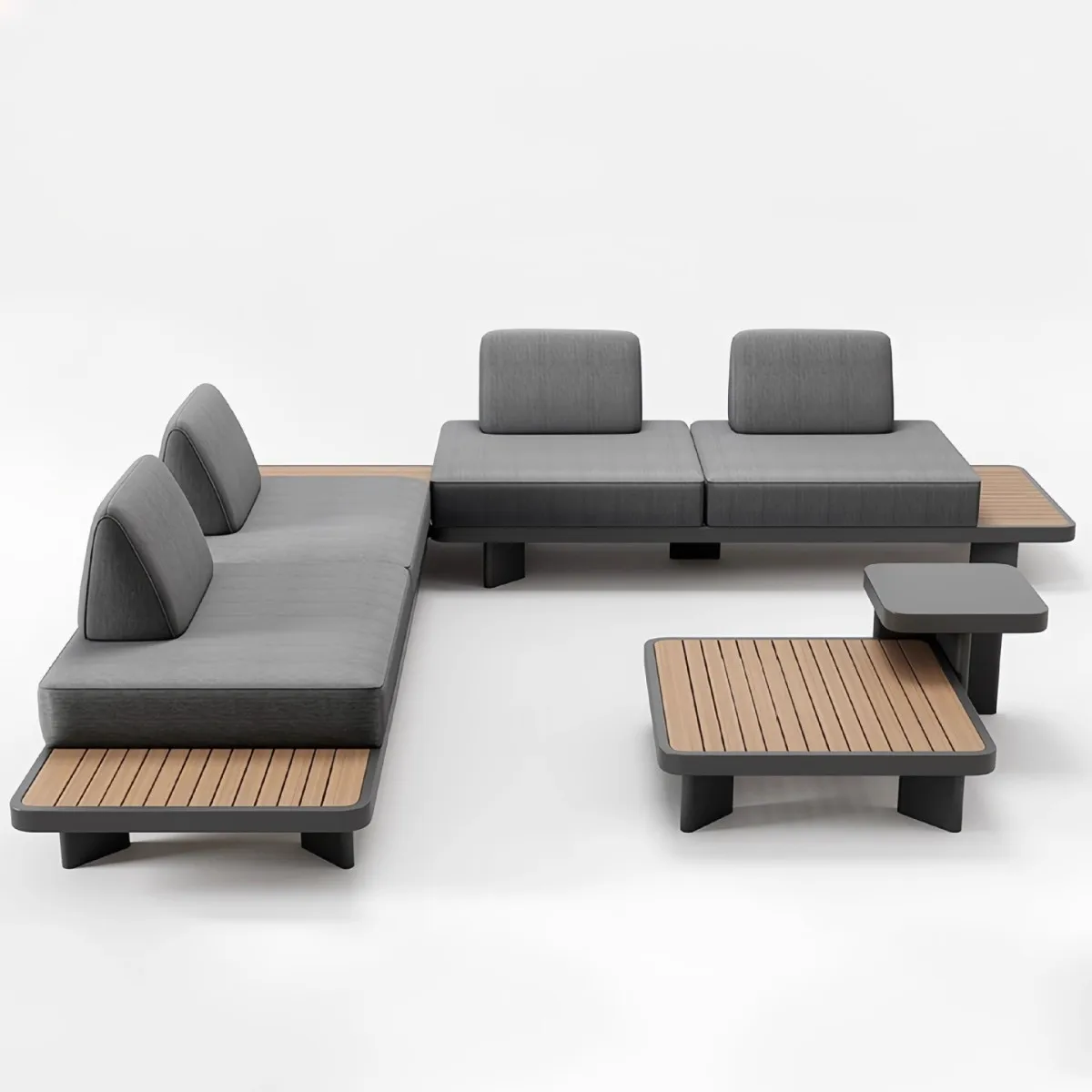 

Outdoor sofa courtyard leisure outdoor villa aluminum alloy garden terrace coffee table combination balcony hotel furniture