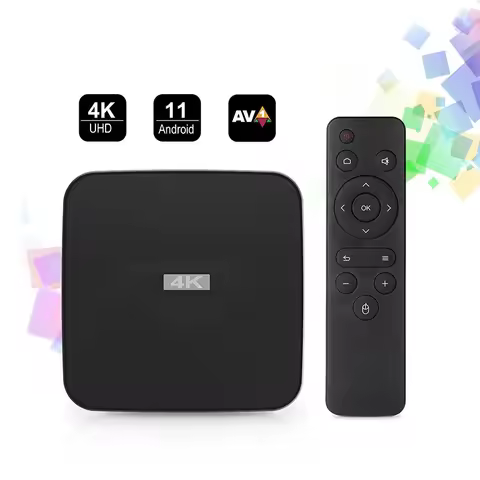 2025 Android 12 TV Box Wifi6 1080P H.265 4K 60fps 4G 32G Smart 6k Set Top Box IPTV 3D Media Player