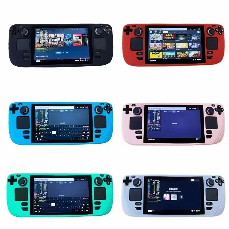 

Silicone Protective Case for Steam Deck Game Console Full Package Anti-slip Protective Cover Accessories