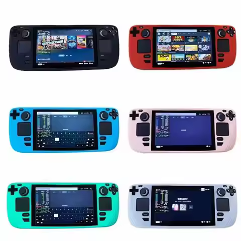 Silicone Protective Case for Steam Deck Game Console Full Package Anti-slip Protective Cover Accessories