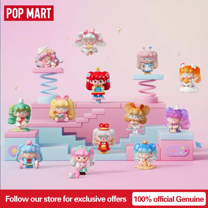 

Подлинная POPMART New Supertutu Happy-ing! Фигурка серии, слепая коробка, милые модные настольные украшения, модель игрушки, загадочная коробка, сюpris, подарок