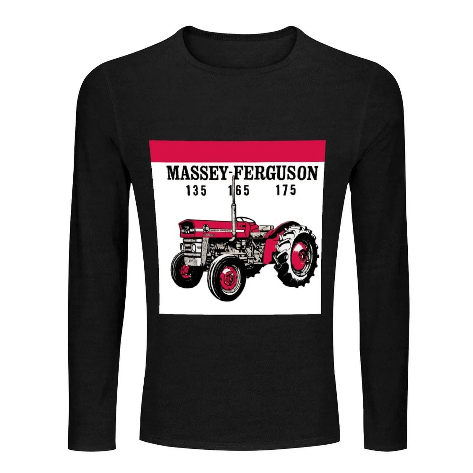 ماسي فيرغسون جرار 135 165 175 تي شيرت طويل ملابس الهبي بلوزة كورية موضة تي شيرت للرجال جرافيك #2