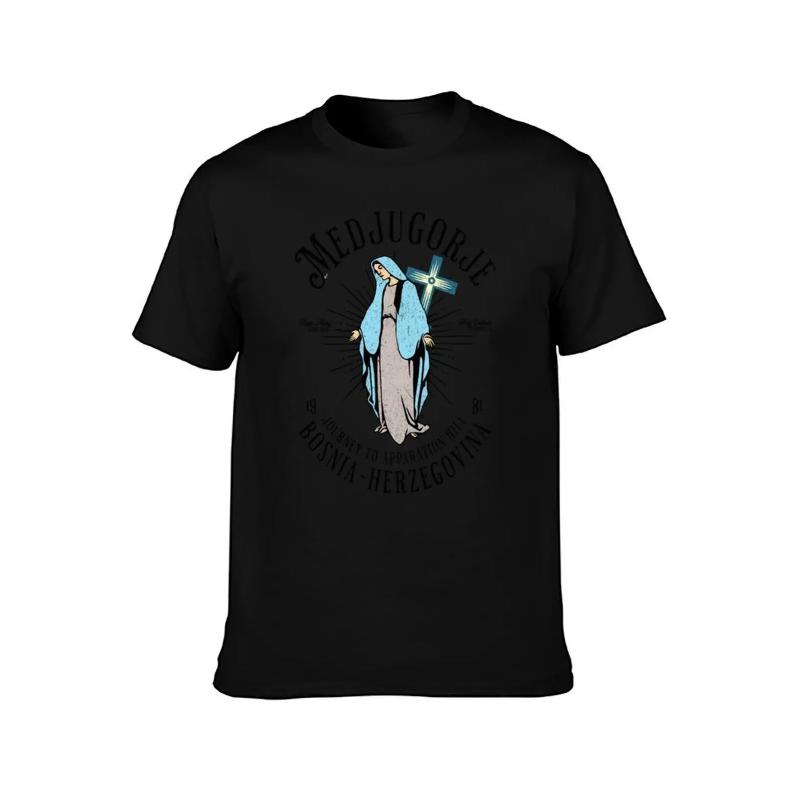 Medjugorje Journey to Apparation Hill Bosnia-Herzegovina T-Shirt man t shirt summer T-Shirt