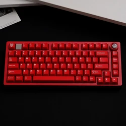 Transparent Red Keycaps Double Shot ABS Keycaps Cherry profile For MX Switches Mechanical Keyboard 64/87/96/104
