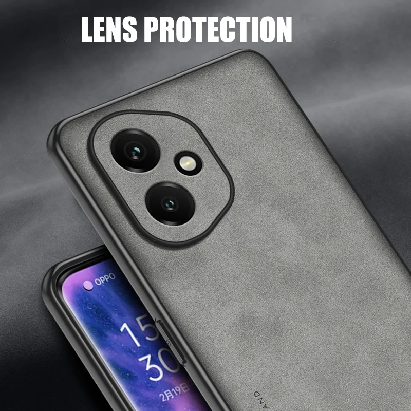 สําหรับ Honor 400 ป้องกันเลนส์ Lambskin หนัง Coque สําหรับ 400 Pro 400 Lite 300Ultra TPU กันชนกันกระแทก Funda