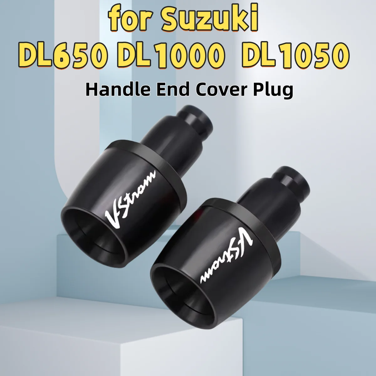 

Motorcycle Handle Suitable for Suzuki DL650 DL1000 Vstrom V-strom 650 1000 1050/1050 7/8 "22MM Handle Handle End Cover Plug