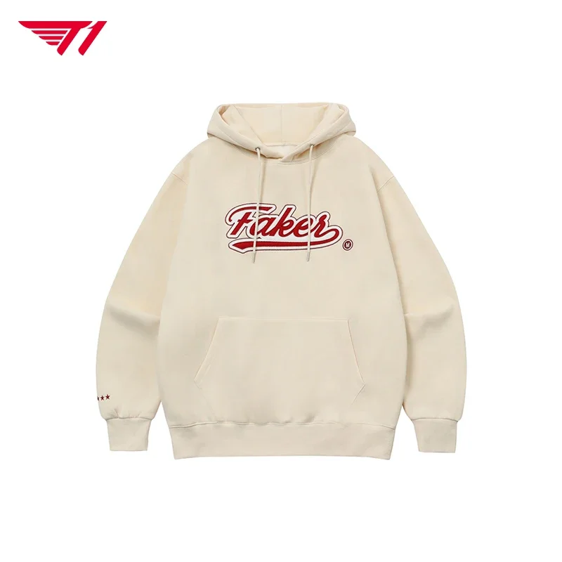 T1 Team 2024 New Hoodie Fashion High Quality Printed Men and Women with The Same Faker Coat Matching Family Outfits