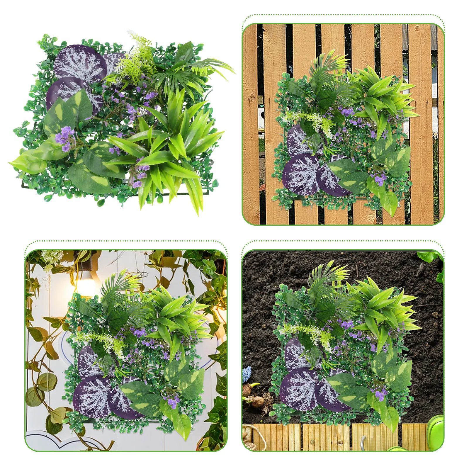 Artificial Grass Wall Backdrop Panels Realistic Greenery Wall Decor Indoor Outdoor Wedding Photo Background Faux Turf Rug Patio