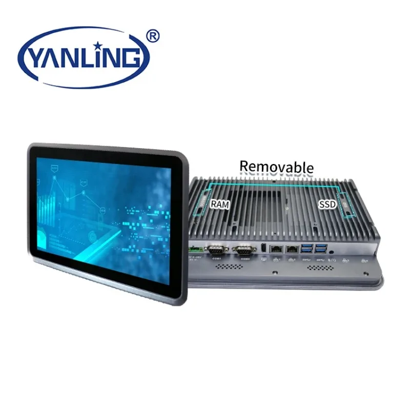 

Industrial Embedded Panel PC Quad Core I3/i5/i7 10th Gen 2.0GHz 32GB RAM RAID Storage Win 10/Linux Stock