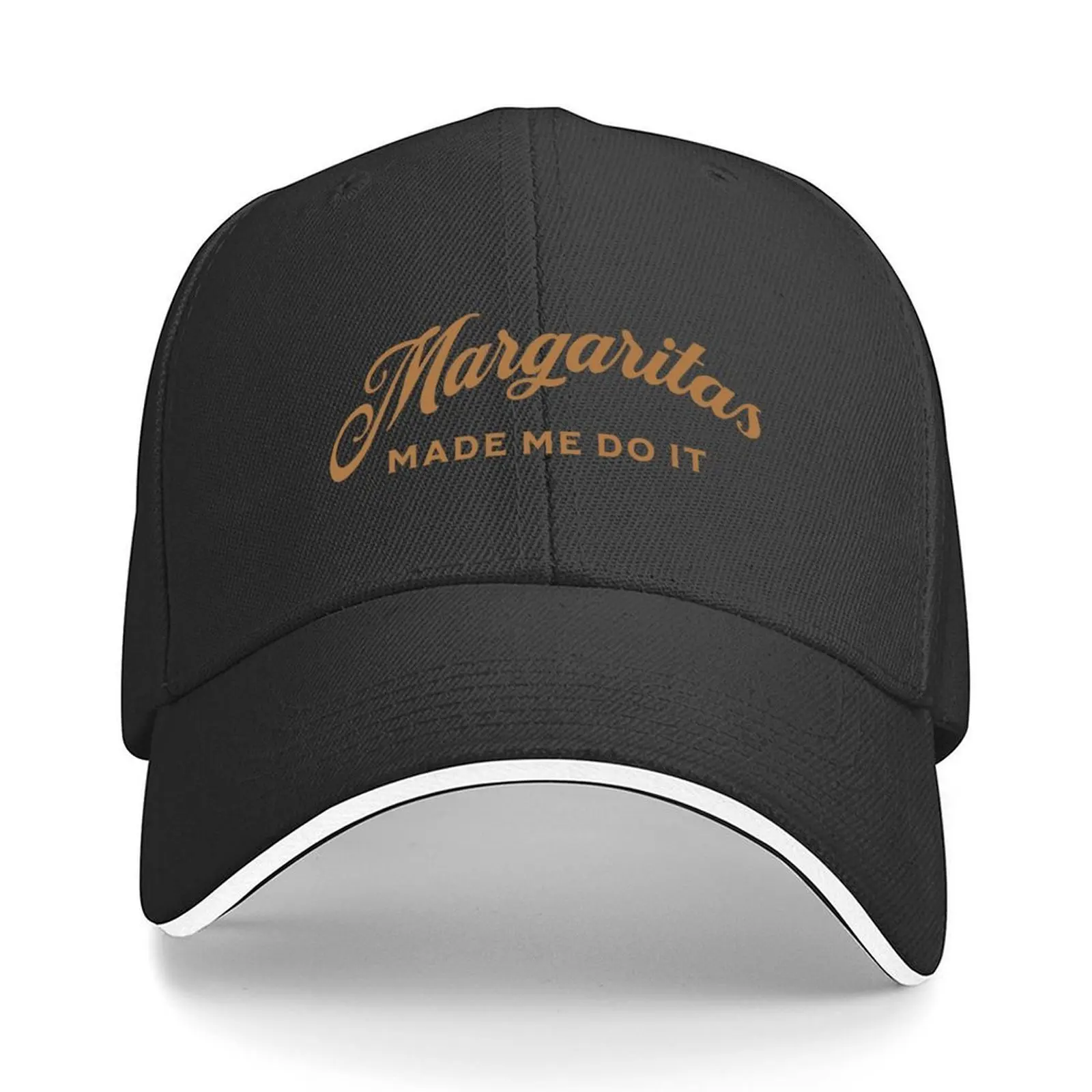 

Margaritas Made Me Do It - funny retro design Baseball Cap Golf Sun Cap Hip Hop Hats Woman Men's