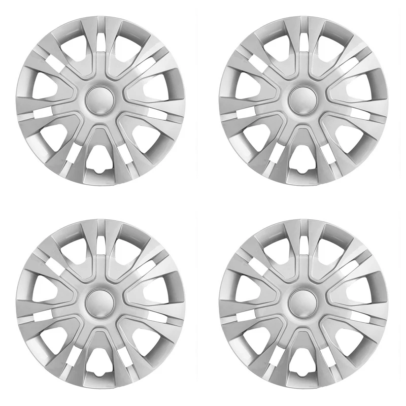 

Премиальные колпаки на колеса 14 дюймов, в стиле OEM, с защелкивающимся креплением, для легковых автомобилей, грузовиков и внедорожников - комплект из 4 штук (14 дюймов)
