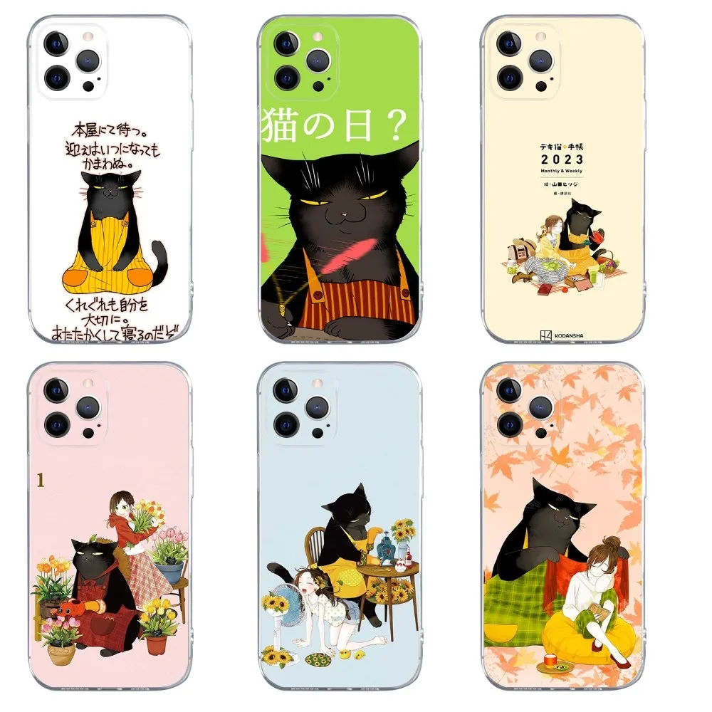 Masterful Cat Depressed Today Phone Case For iPhone 15 14 13 12 11 Pro Max Xs Xr X 7 8 Plus 12 13 Mini Silicone Clear Cover