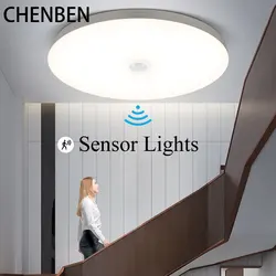 Smart Sensor LED Light Ceiling Lamp Modern Home Indoor Aisle LED Hanging Fixture Induction Lighting Living Room Luminaire Lamps