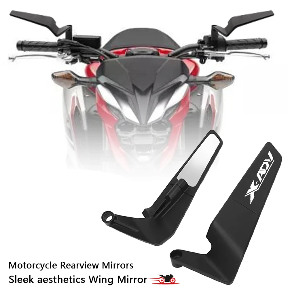 

For Honda X-ADV750 XADV750 XADV 750 ADV 160 ADV 350 Motorcycle Accessories carbon fibre Mirror Stealth Winglets Rearview Mirrors