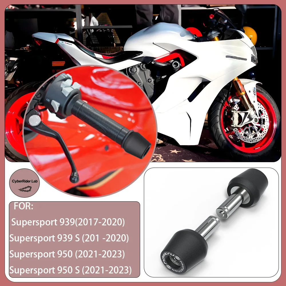 

For Ducati Supersport 939/950 S 2017-2023 CNC Bar End Caps - Italian Design Grips No Tools Rider Gift Back to School​