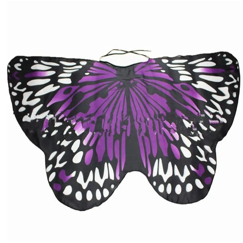 

Festival Rave Dress Cosplay Party Favor Fairy Costumes Accessory Butterfly Wings Shawl Butterfly Scarf Cloak