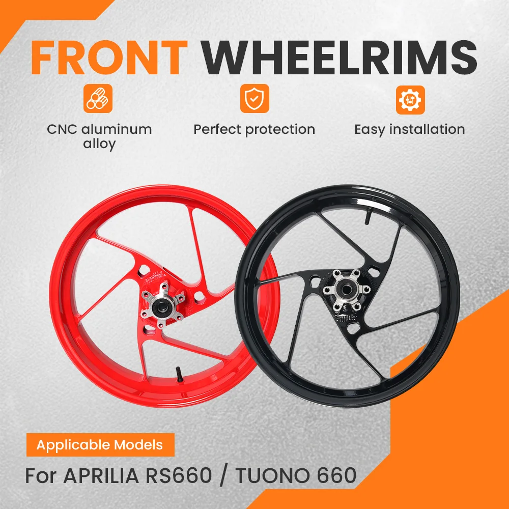 

Motorcycle Accessories Aluminum alloy Front hub Front wheel rims For APRILIA RS660 TUONO 660 2021 2022 2023 2024 2025