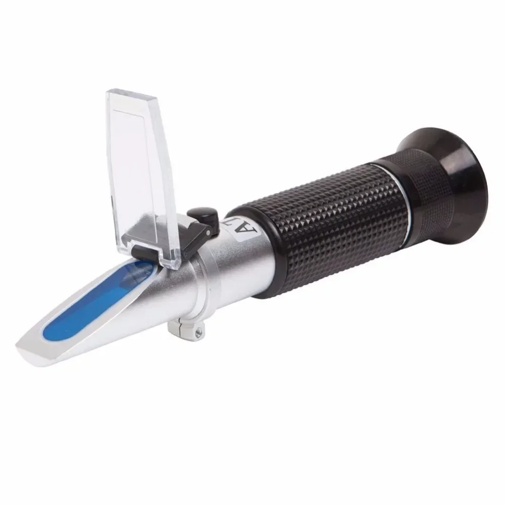 Refractometer beer Wort wine Brix refractometer ATC SG 1.000-1.120 and Brix 0-32%, refractometer sugar Wine Beer fruit