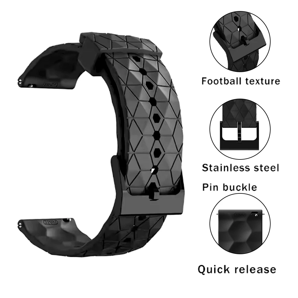 20mm 22mm Silicone Watch Bands For AMAZFIT BIP 6 5 Active 2 Stratos 3 Zepp Z Sports Strap For AMAZFIT BALANCE 2 GTS/GTR Bracelet