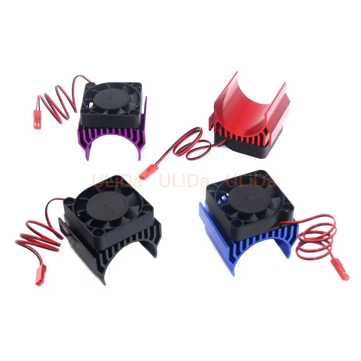 540 545 550 3650 3660 Motor Heat Sink Heatsink With Fan Cooling JST For 1:8 1/10 RC Car / Boat HSP HPI Wltoys Himoto Tamiya