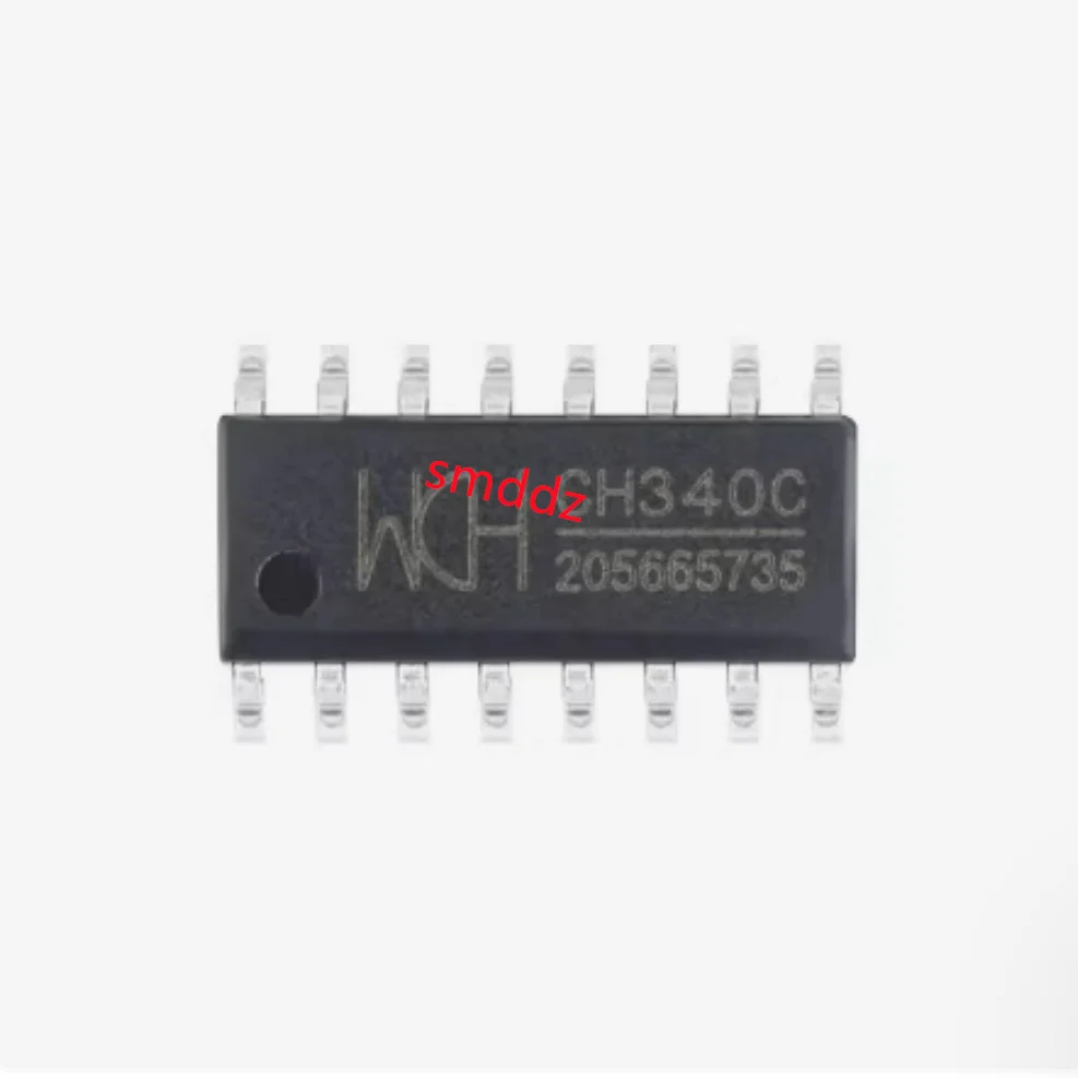 50pcs /  Original genuine patch CH340C SOP-16 USB to serial IC chip with built-in crystal oscillator