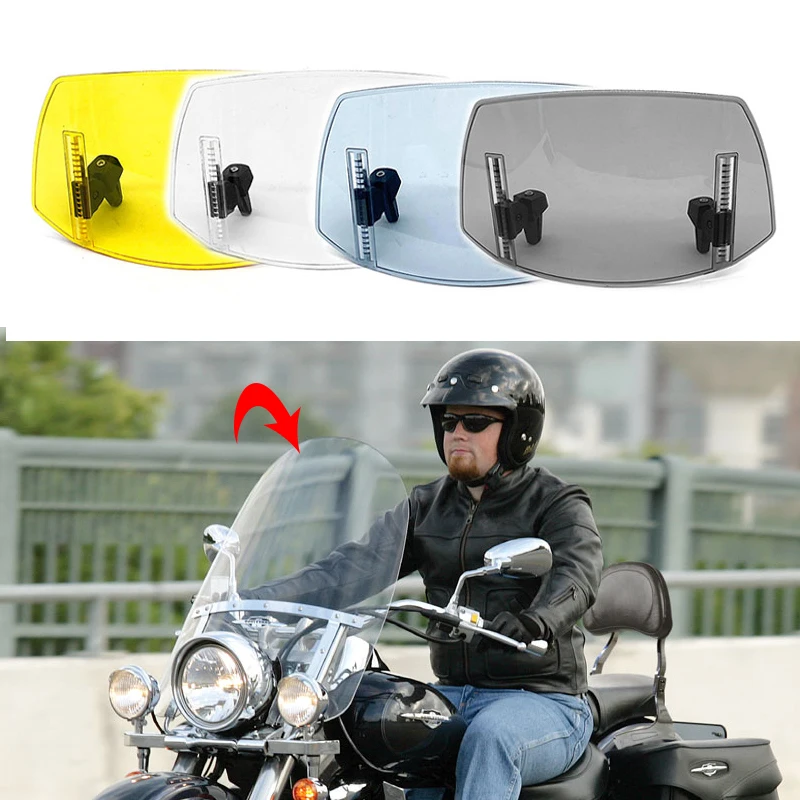 For Suzuki Boulevard C90T C50 C50T S40 S50 S83 Universal Motorcycle Windshield Extension Adjustable Wind Deflector Accessories