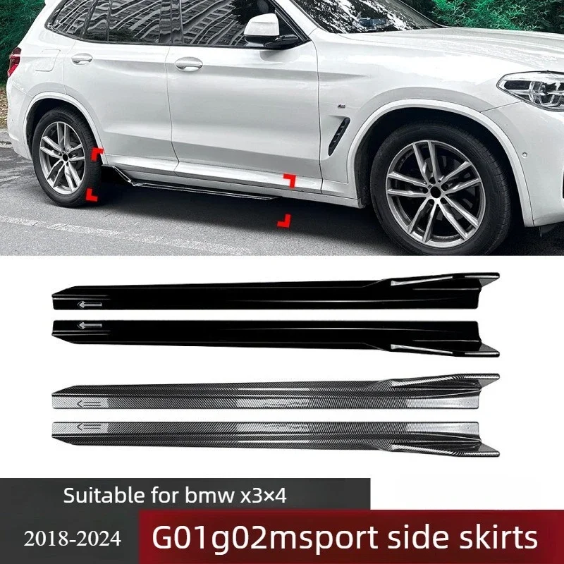Applicable To BMW X3 G01 X4 G02 Sport Edition 2018-24 Side Skirt Spoiler and Rear Spoiler Kits for Modification Door Protective
