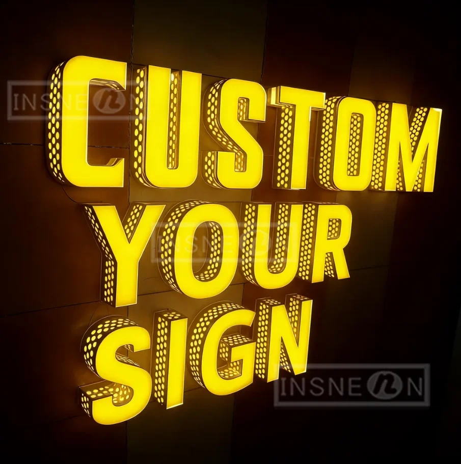 

Неоновые светодиодные вывески с индивидуальным логотипом, светящиеся буквы, настенная реклама, брендирование бизнеса, наружная подсветка, светящиеся большие металлические 3D-таблички