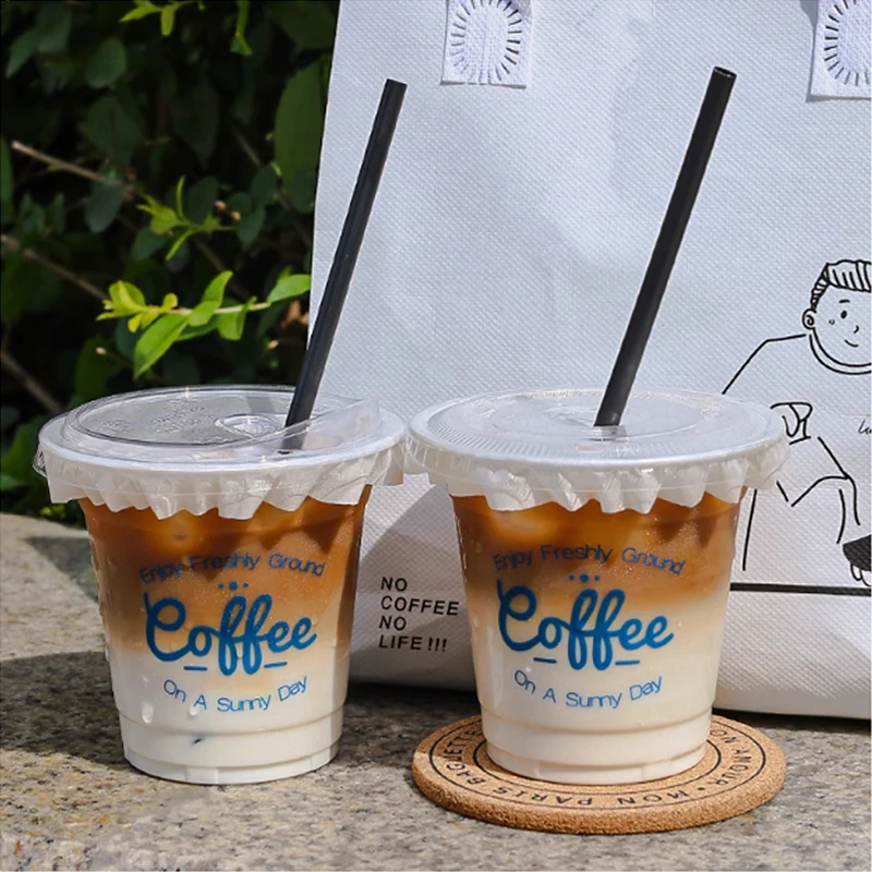 شعار مخصص كوب بلاستك كوب شاي فقاعات ، القهوة ، عصير ، المشروبات الباردة ، كوب نفطة بلاستيكي ناعم على شكل حرف Y كوب آيس كريم الحلوى #6