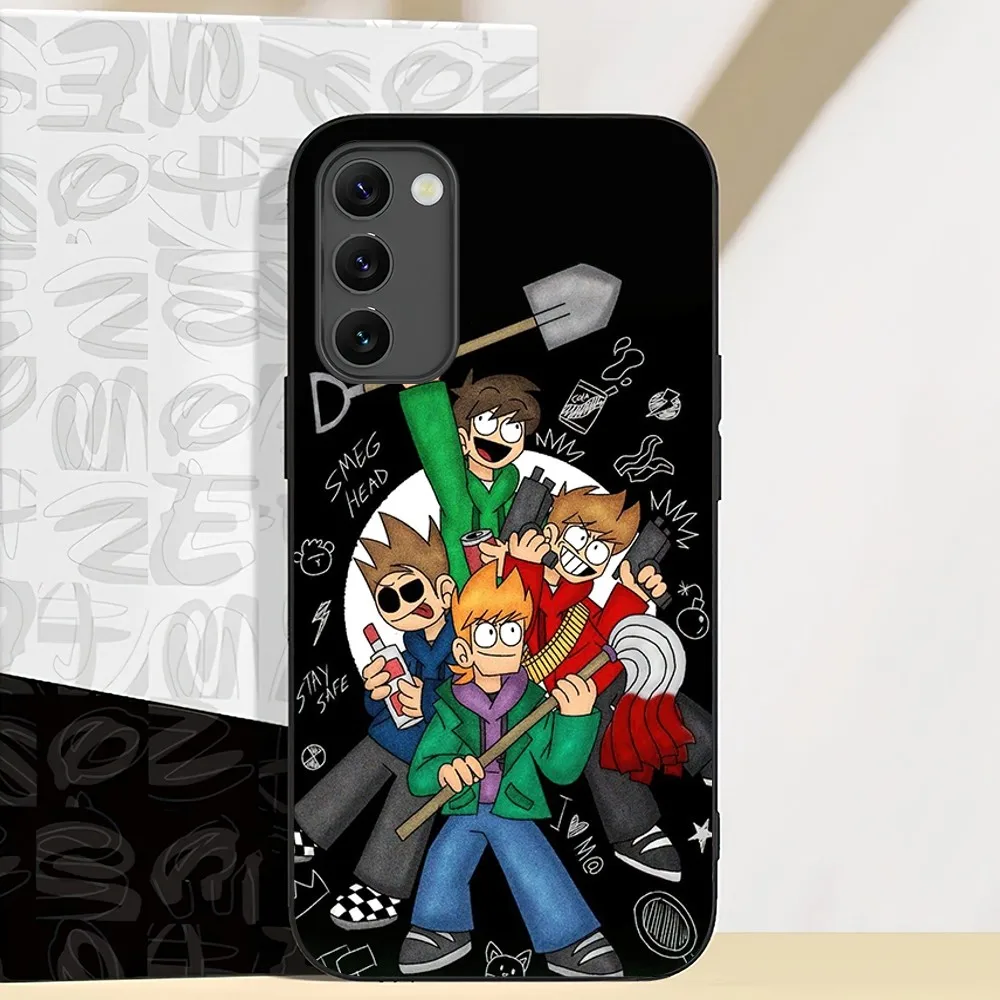 Casing ponsel Anime Eddsworld untuk Samsung A52 A53 A70 A71 A72 A73 A80 A91 S cangkang