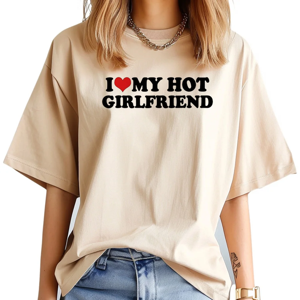 

i Love My Girlfriend t shirt women harajuku Y2K Japanese t-shirts girl designer harajuku manga clothing