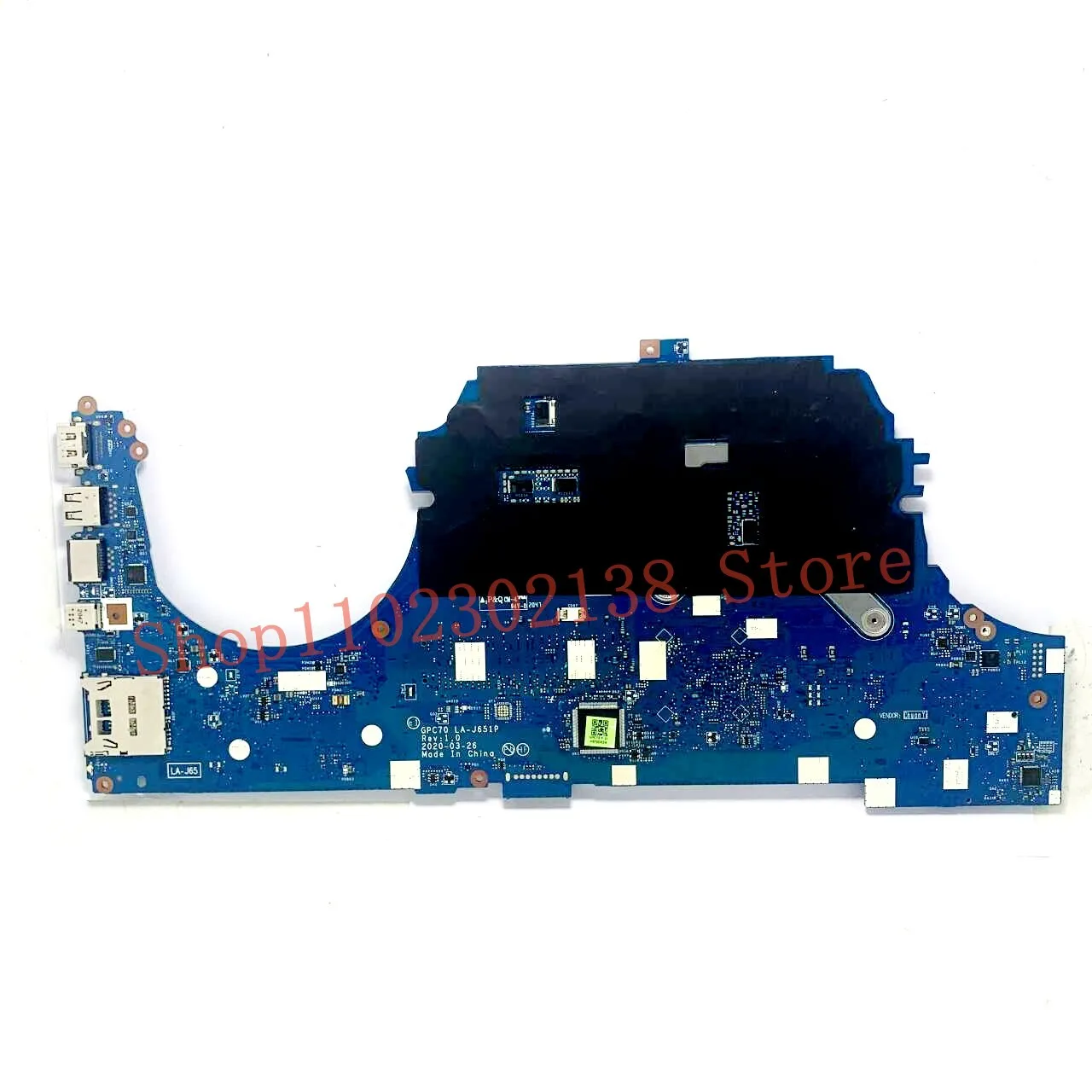 Imagem -04 - Laptop Motherboard para hp 17-cd Gtx1650ti 100 Testado ok L92729601 M04758-601 L92730001 La-j651p I510300h Cpu