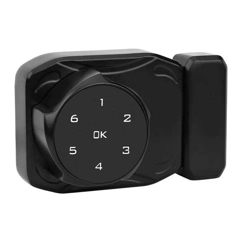 Electric Password Code Glass Cabinet Lock For Push Pull Sliding Framess Glass Door Showcase