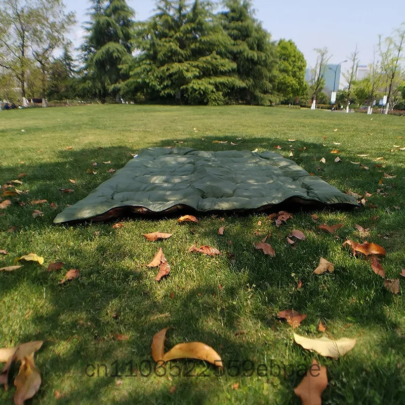 Winter Sleeping Bag For Adults - Thickened Cold Weather Camping Bag With Hood, Envelope Design For Outdoor Travel, Military Camo