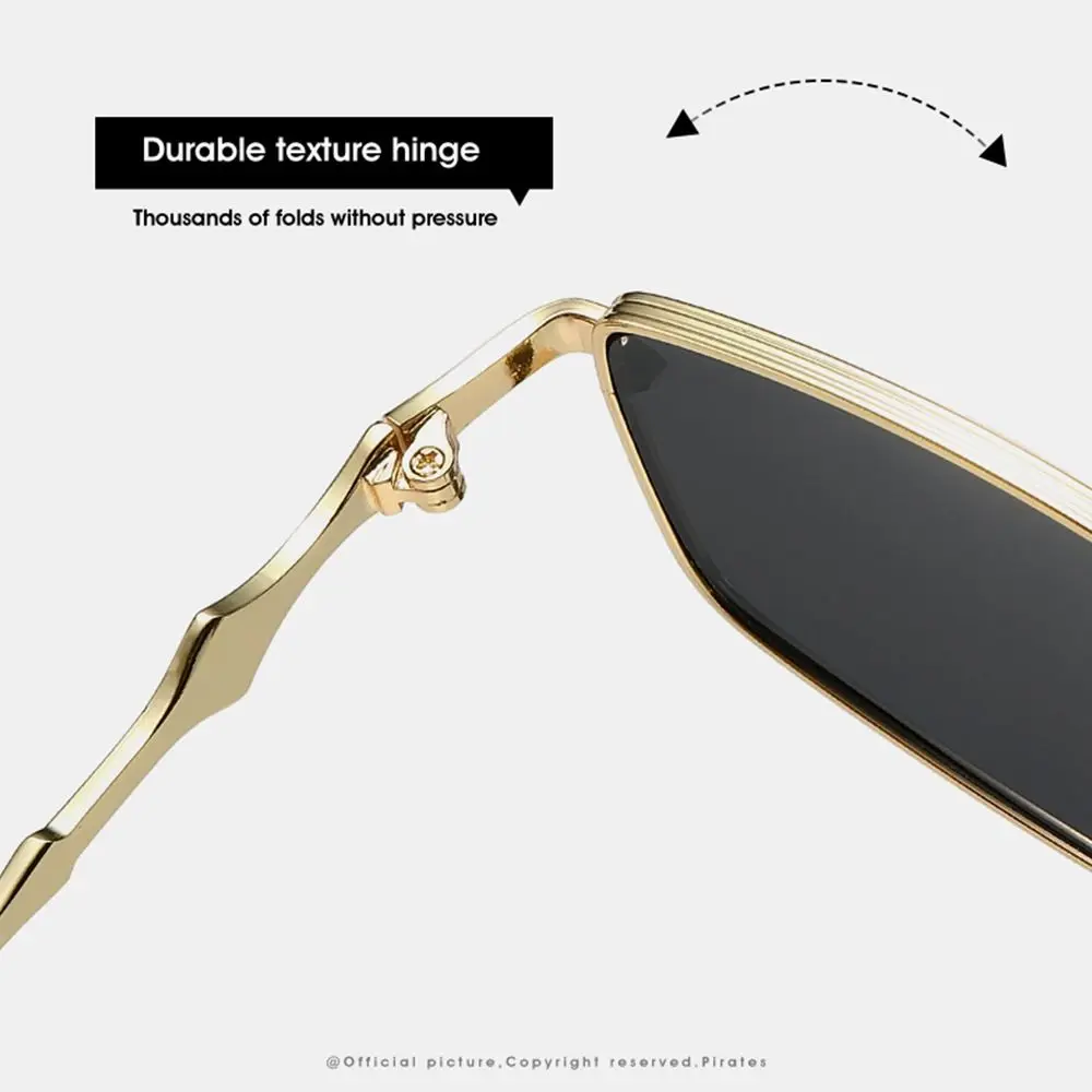 Анти-синий свет, нерегулярные квадратные солнцезащитные очки, элитные винтажные маленькие квадратные солнцезащитные очки в металлической оправе, солнцезащитные очки в узкой оправе