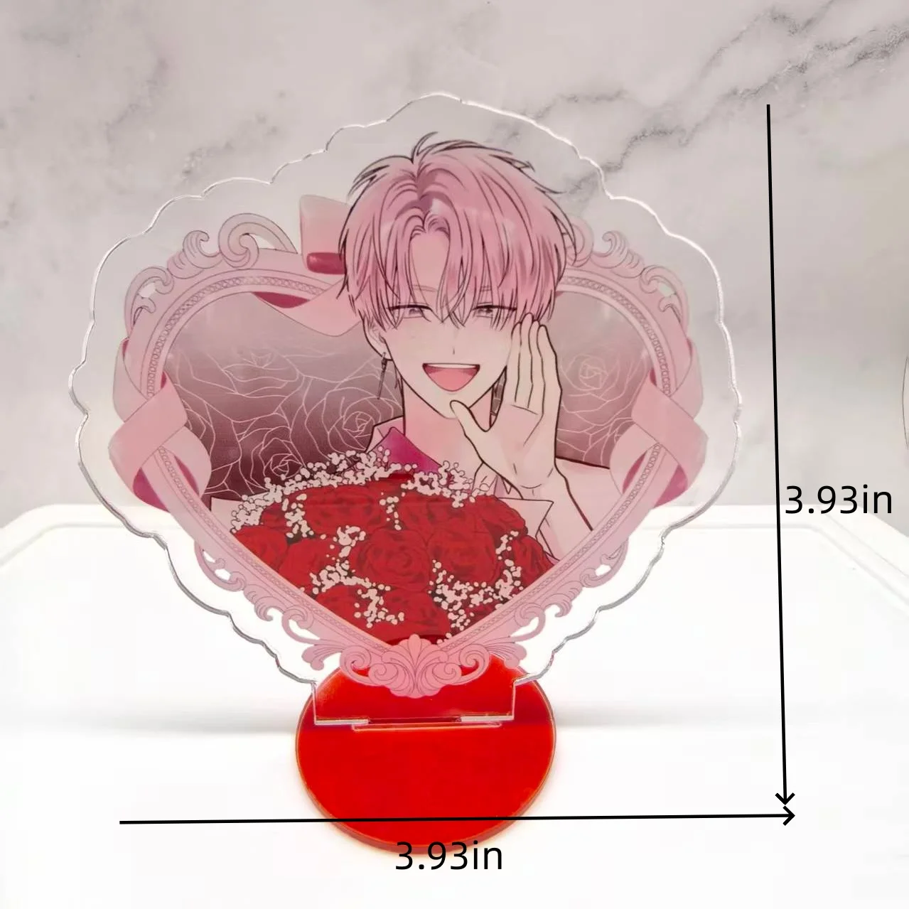 10cm Tamon's B-Side Which face does Tamon have now Tamon Fukuhara Love Heart Acrylic Stand Model Plate Desktop Ornaments Props image 6