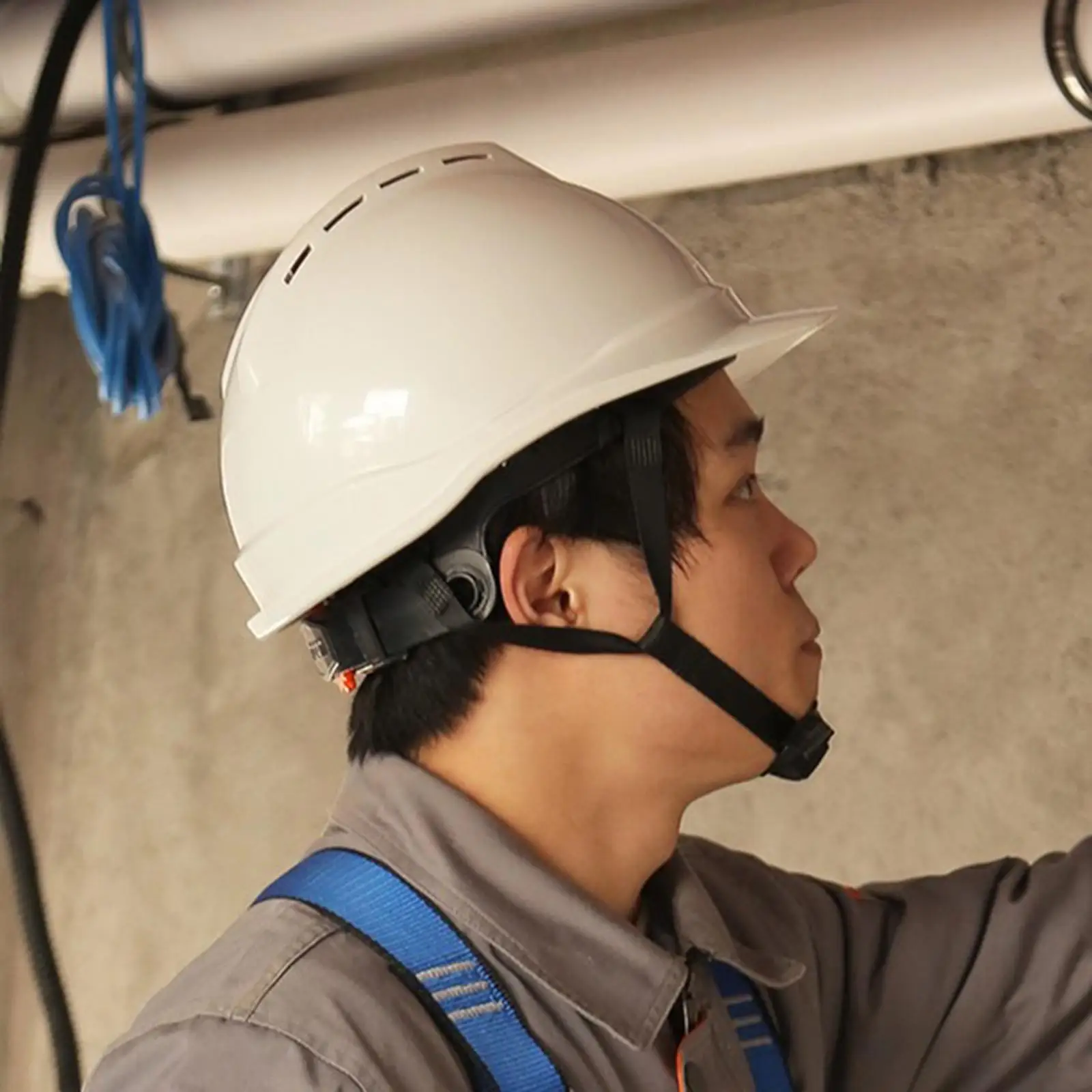 

Breathable ABS Safety Cap Helmet for Worker Construction Engineer Adjustable Hard Hat Protection Lightweight Supplies